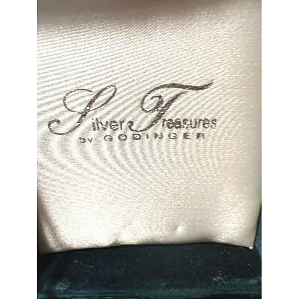 Godinger “Silver Treasures” Set of 4 Silver Napkin Rings w/ Box
